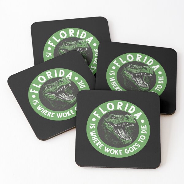 Item preview, Florida Is Where Woke Goes To Die, Crocodile, Alligator designed and sold by journeyengine.