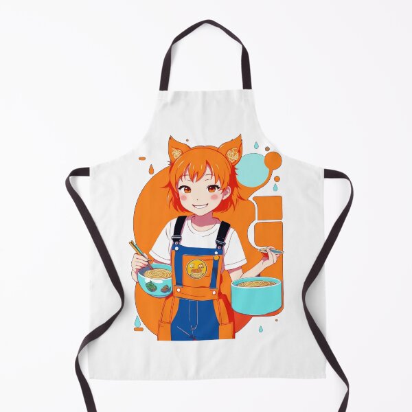 Item preview, Anime Girl Cooking Ramen designed and sold by Noxartech23.