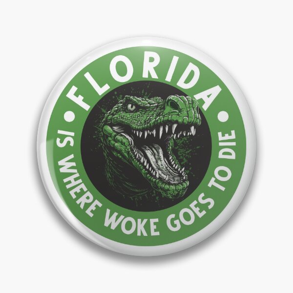 Item preview, Florida Is Where Woke Goes To Die, Crocodile, Alligator designed and sold by journeyengine.