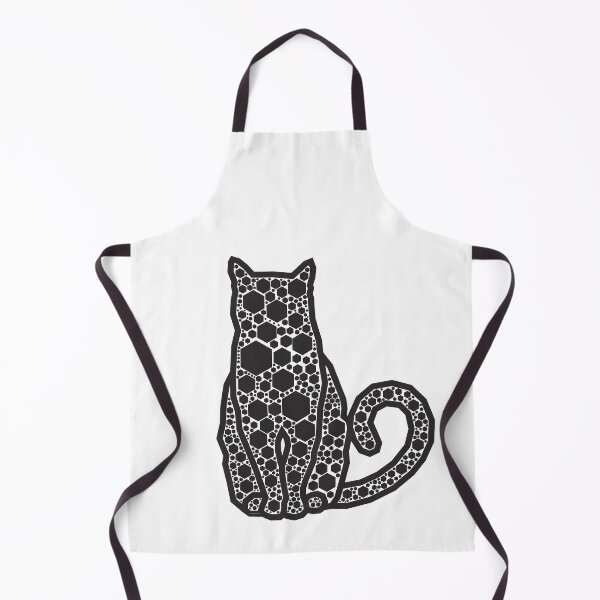Item preview, cat with hexagons designed and sold by POPULARGOLD.