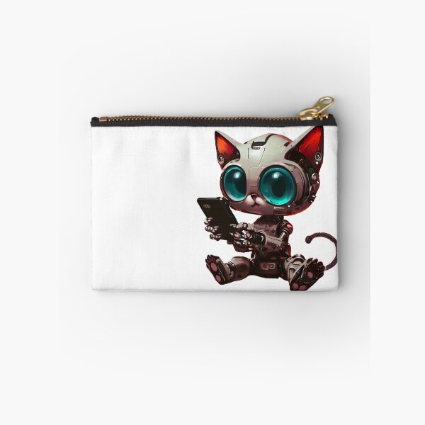 Item preview, Robo-Cat Playing On The Phone! designed and sold by kukamatsu.