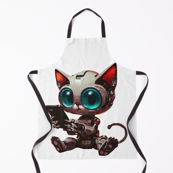 Item preview, Robo-Cat Playing On The Phone! designed and sold by kukamatsu.