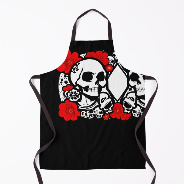 Item preview, Fiery Blossoms: Fierce Skull Surrounded by Fiery Flowers designed and sold by Mechanical-Artt.