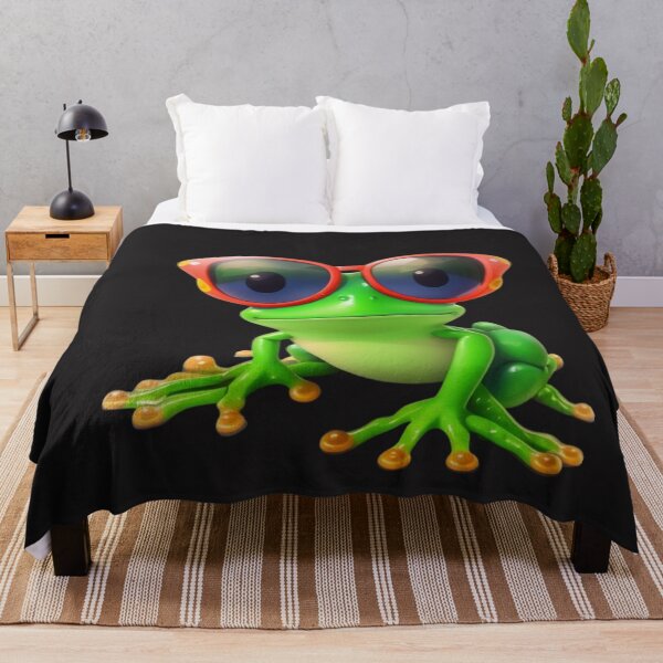 Item preview, Frog with sunglasses. designed and sold by TenderSoar.