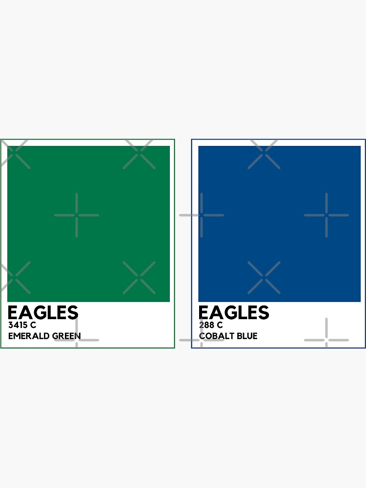 FGCU Pantone Color Green Sticker for Sale by graciedough