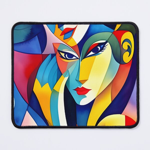 Item preview, Womans cubism style designed and sold by ThousandsShades.