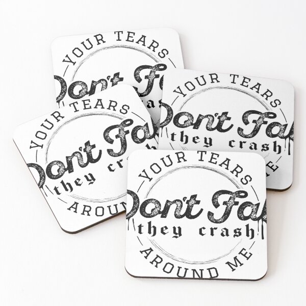 Item preview, Your tears don't fall your tears don't fall bullet for my valentine calligraphy typography phrase emo metalcore designed and sold by N3F1.