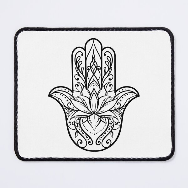 Item preview, Hamsa Lotus designed and sold by CuteTattoo.