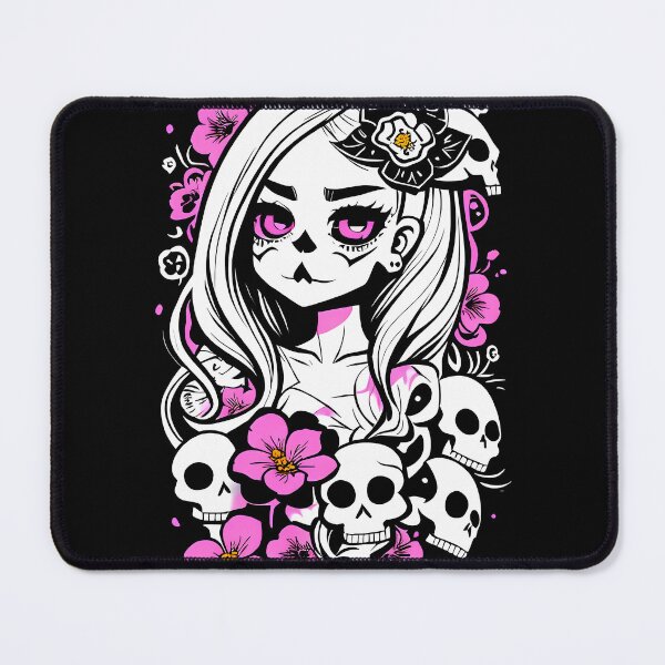 Item preview, Vibrant Blossom Skull Artwork designed and sold by Mechanical-Artt.