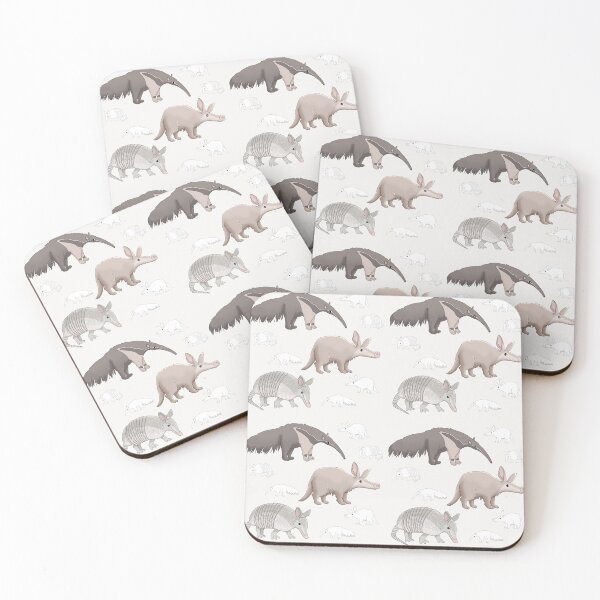 Item preview, Anteater, Aardvark, and Armadillo Pattern designed and sold by RhondaLuluArt.