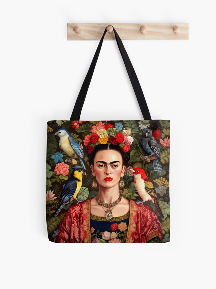 Thumbnail 1 of 2, Tote Bag, Frida Kahlo 7 designed and sold by motiashkar.