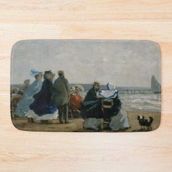 Item preview, On the Beach, Dieppe | Eugene Boudin | 1864 French Seascape Art designed and sold by CJET.