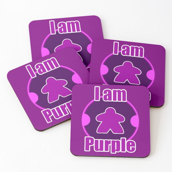Item preview,  I AM PURPLE MEEPLE designed and sold by csalvati77.