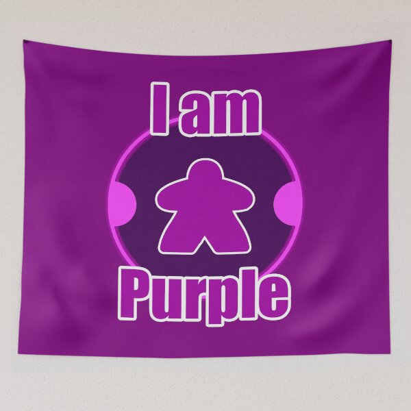 Item preview, I AM PURPLE MEEPLE designed and sold by csalvati77.