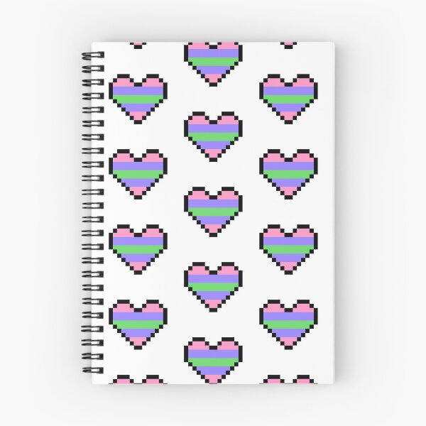 Item preview, Heart flag from Trigénero / Trigender community pixel art white background designed and sold by Axel-Speed.