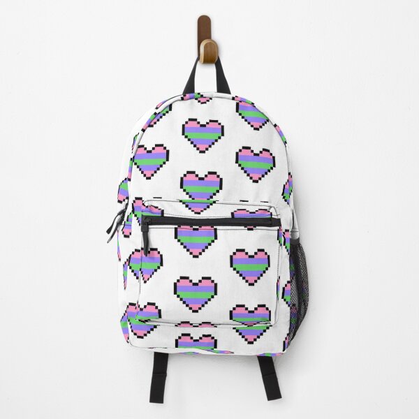 Item preview, Heart flag from Trigénero / Trigender community pixel art white background designed and sold by Axel-Speed.