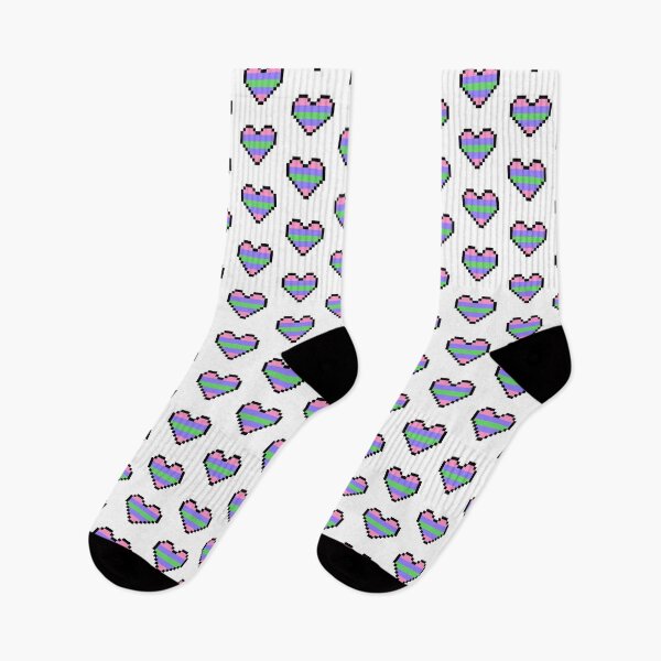Item preview, Heart flag from Trigénero / Trigender community pixel art white background designed and sold by Axel-Speed.