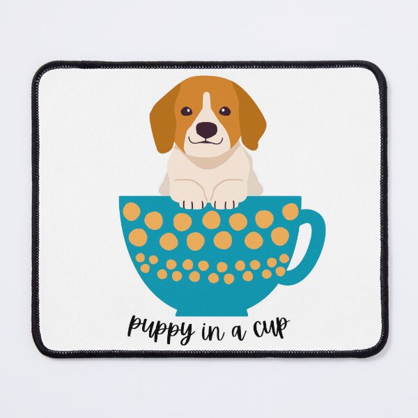 Item preview, Puppy In a Cup designed and sold by pattyinbloom.