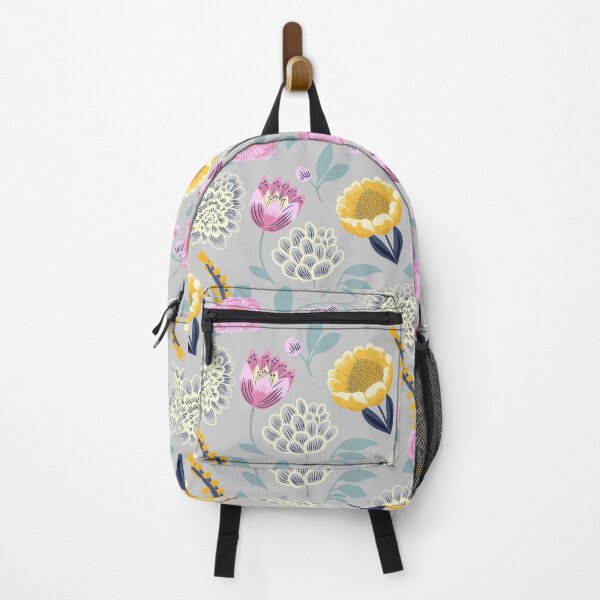Item preview, Botanical beauty - grey/blue background designed and sold by LucyFaulke.