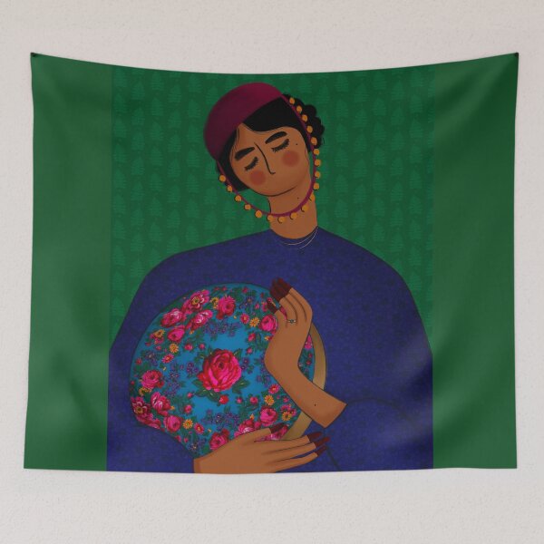 Item preview, Girl with Daf 6 designed and sold by ElifsArt.
