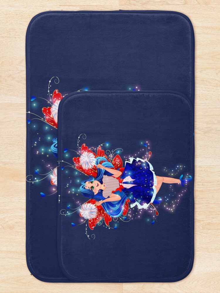 Thumbnail 5 of 6, Bath Mat, Patsy's Remarkable and Epic Fairy Fourth of July Adventure designed and sold by FairyBookClub.