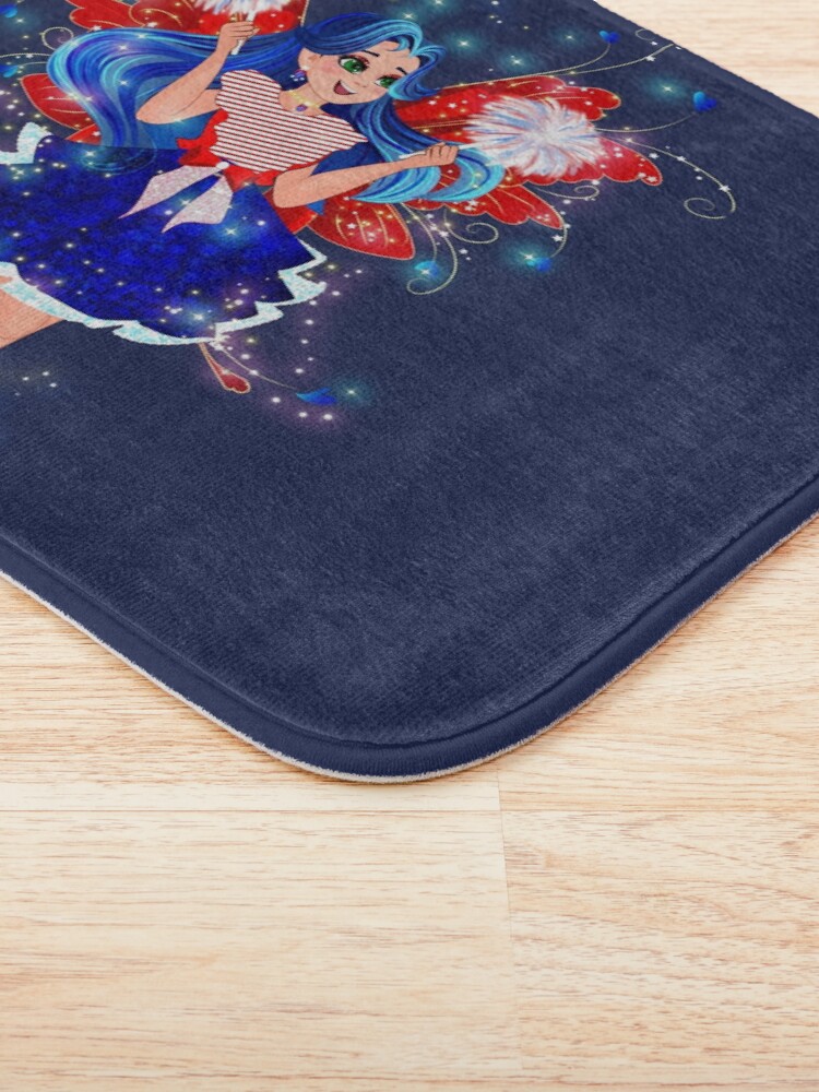 Thumbnail 3 of 6, Bath Mat, Patsy's Remarkable and Epic Fairy Fourth of July Adventure designed and sold by FairyBookClub.