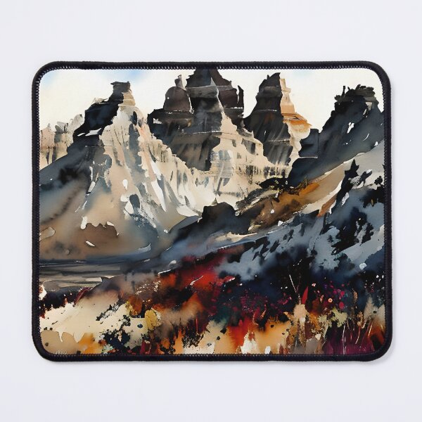 Item preview, Badlands National Park designed and sold by DmBWatercolours.