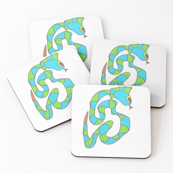 Item preview, Blue And Green Serpent designed and sold by BrookesSchool.