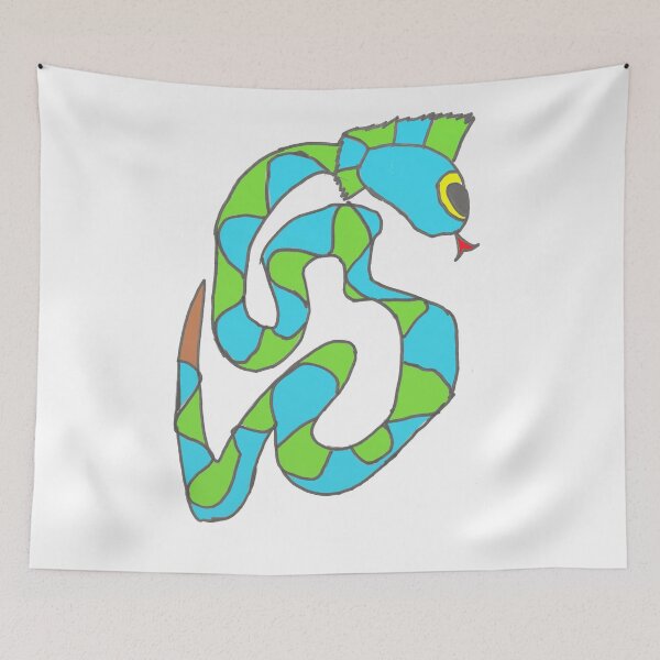 Item preview, Blue And Green Serpent designed and sold by BrookesSchool.