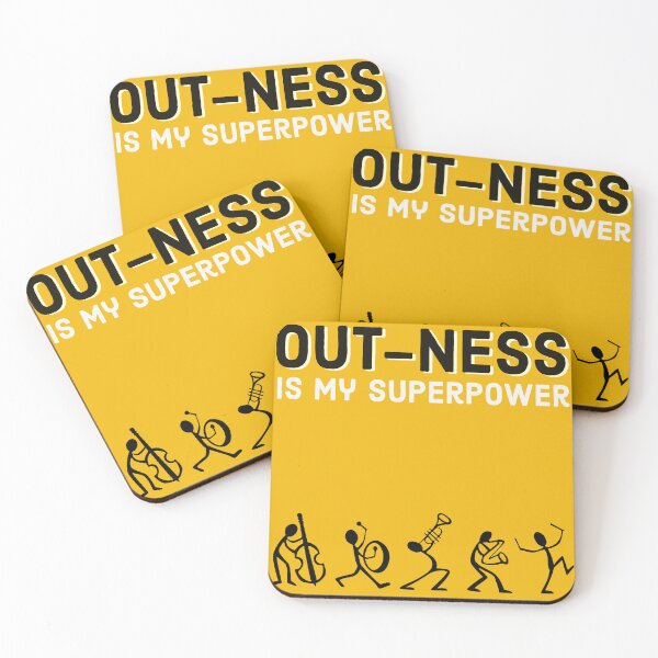 Item preview, Funny Jazz Musician Shirt Out-ness Is My Superpower Gift For Music Lovers Bands Jazz Listeners designed and sold by jazznerdparade.
