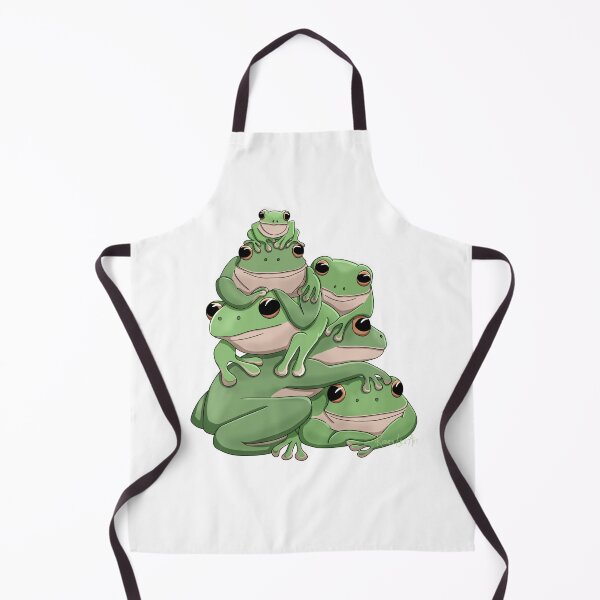 Item preview, Green Frog Pile designed and sold by RhondaLuluArt.
