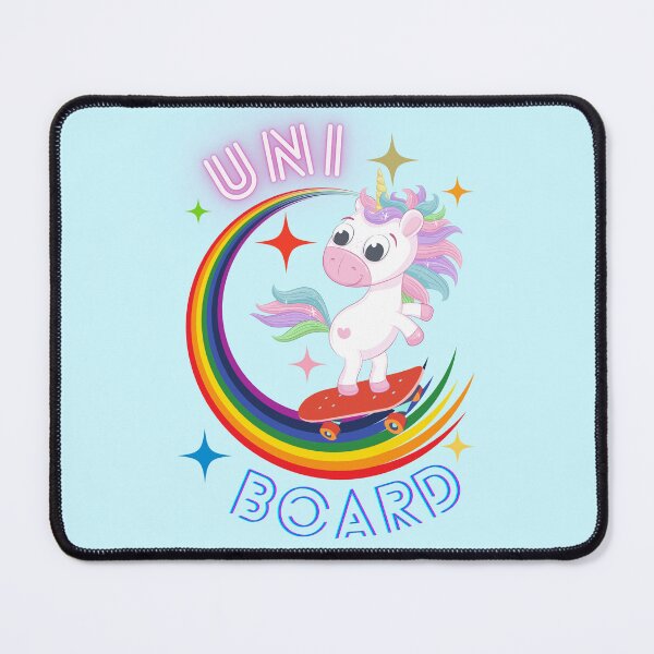 Item preview, A cute and cool unicorn skateboarding designed and sold by Animal world designs.