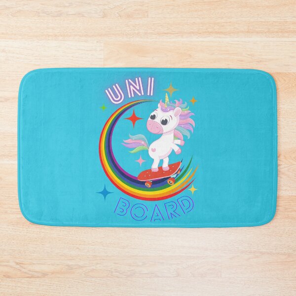 Item preview, A cute and cool unicorn skateboarding designed and sold by Animal world designs.
