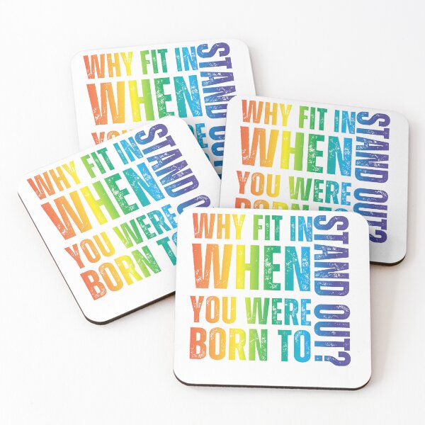 Item preview, Why fit in when you were born to stand out? designed and sold by DeluxBee.