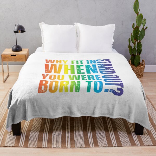 Item preview, Why fit in when you were born to stand out? designed and sold by DeluxBee.