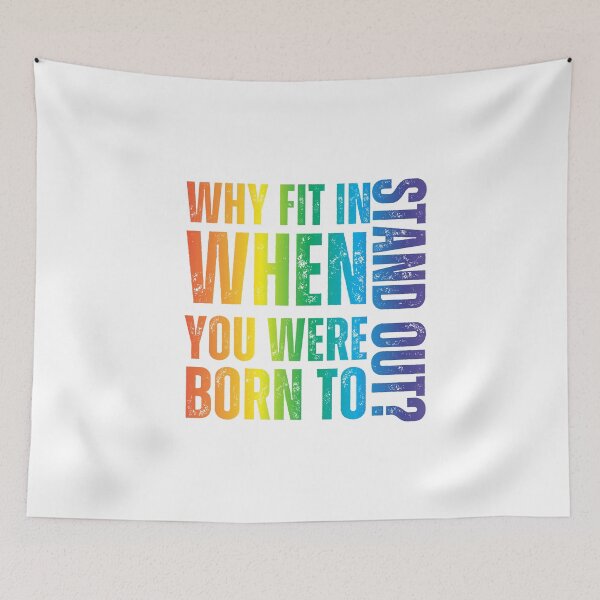 Item preview, Why fit in when you were born to stand out? designed and sold by DeluxBee.