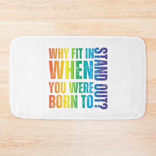 Item preview, Why fit in when you were born to stand out? designed and sold by DeluxBee.