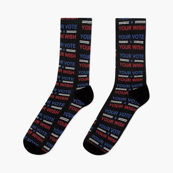 Item preview, Your vote your wish white stripes designed and sold by Politics-Corner.