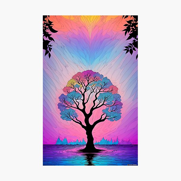 Aperçu de l'œuvre arbre enchanté dans un monde magique créée et vendue par Azonips.