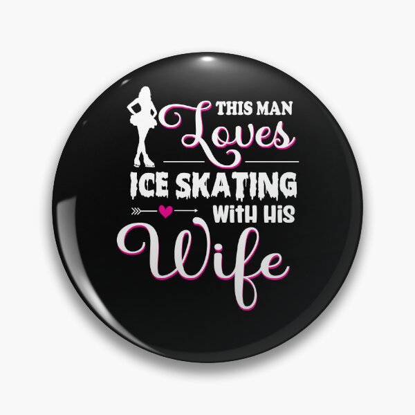 Item preview, This Man Loves Ice Skating With His Wife - Funny Ice Skating Gift For Men designed and sold by lou731.