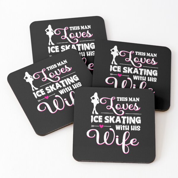 Item preview, This Man Loves Ice Skating With His Wife - Funny Ice Skating Gift For Men designed and sold by lou731.