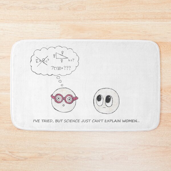 Item preview, "I've Tried, But Science Just Can't Explain Women" Zoobs Art Comic Picture designed and sold by GrudleBay.
