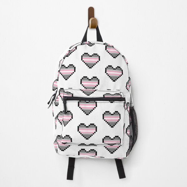 Item preview, Heart flag from Demigirl community pixel art white background designed and sold by Axel-Speed.