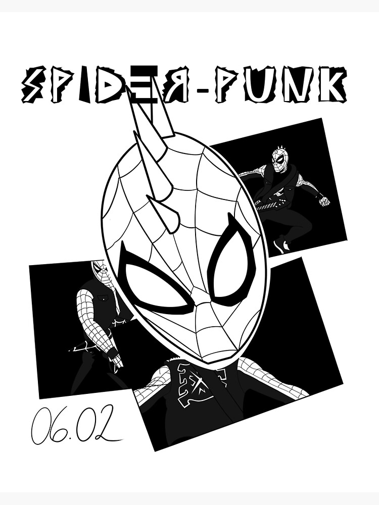 Spider punk, spiderverse, miles morales, spiderpunk, hobie brown, gwen  stacy Art Print for Sale by Kezia-hSingleta
