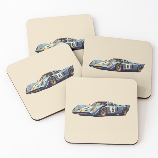 Item preview, Retro racing car designed and sold by Digital-Livvy.