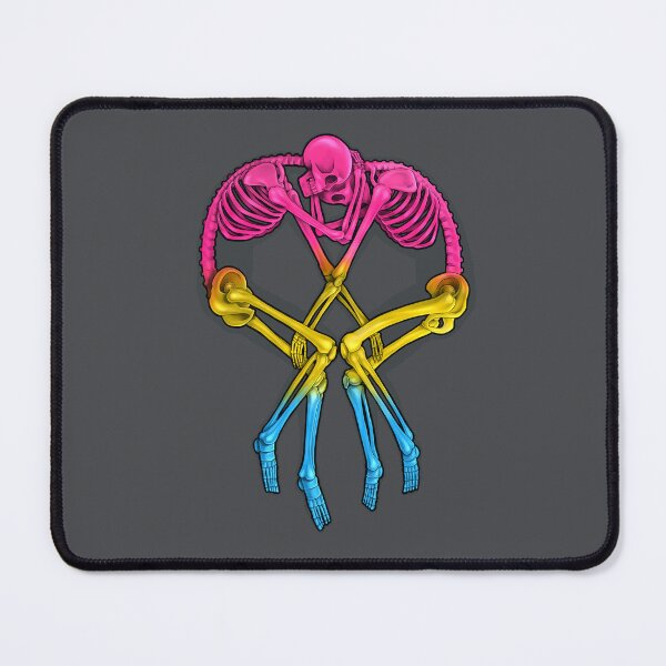 Item preview, Pansexual Flag Skeleton Love designed and sold by jeffective.