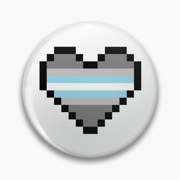 Item preview, Heart flag from Demiguy / Demiboy community pixel art white background designed and sold by Axel-Speed.