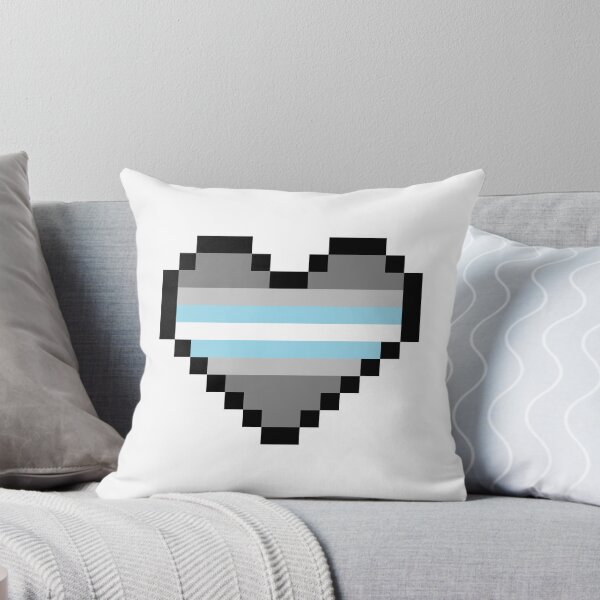 Item preview, Bandera corazón de la Comunidad Demiguy / Demiboy pixel art fondo blanco designed and sold by Axel-Speed.