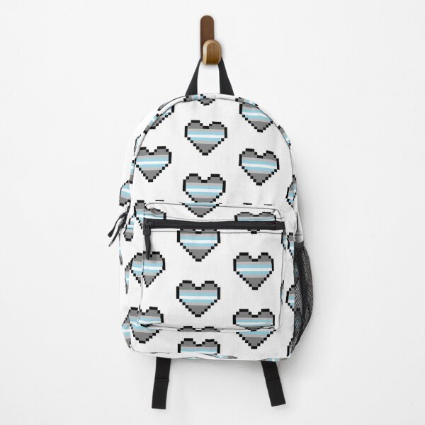 Item preview, Heart flag from Demiguy / Demiboy community pixel art white background designed and sold by Axel-Speed.