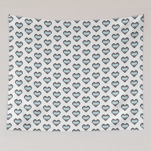 Item preview, Heart flag from Demiguy / Demiboy community pixel art white background designed and sold by Axel-Speed.